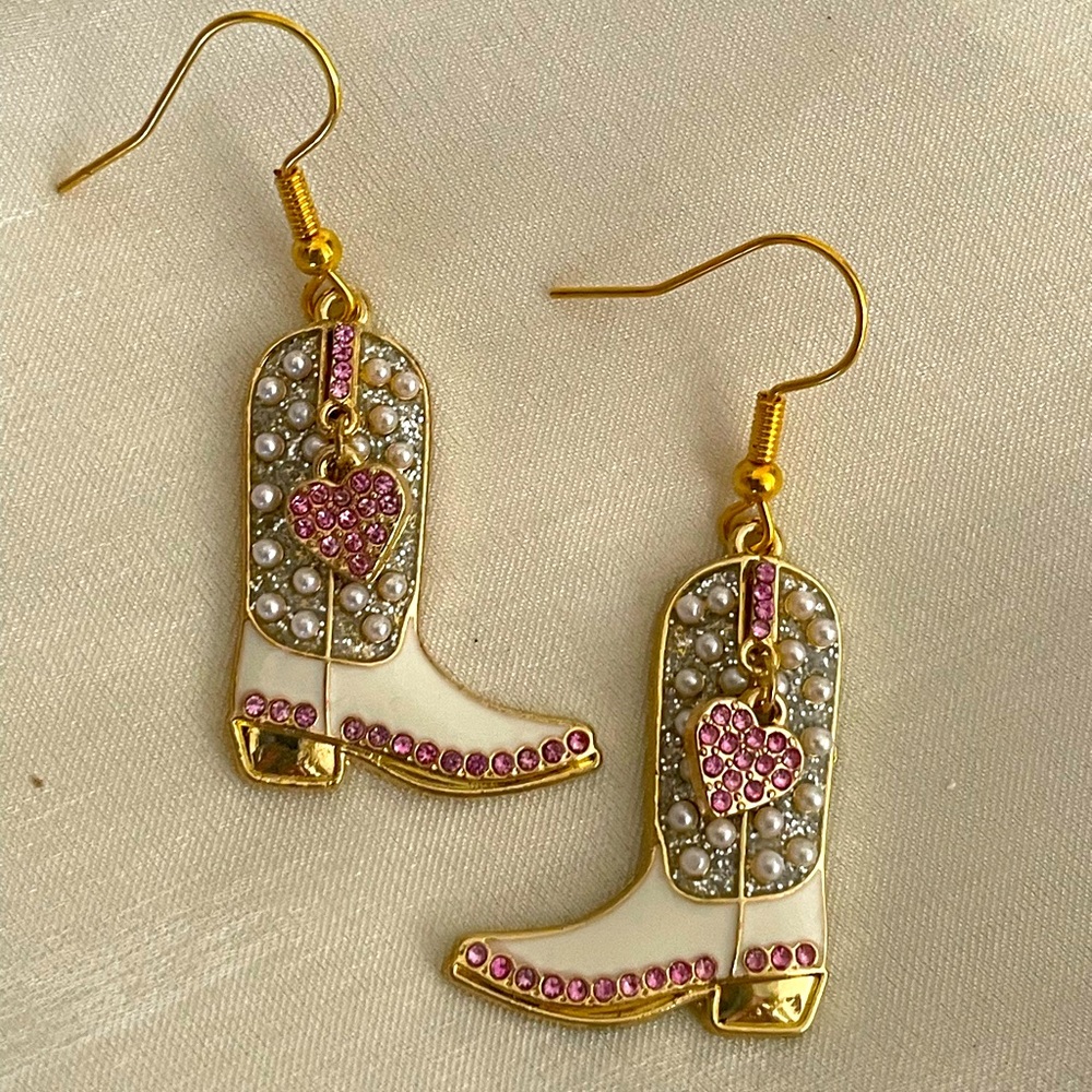 Cowgirl Boots Earrings